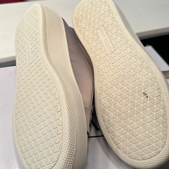 Steve Madden Beige/Taupe Platform Sneakers - Picture 4 of 6